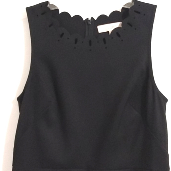 ANN TAYLOR LOFT NWT BLACK SHEATH DRESS SIZE 6 - Picture 3 of 13